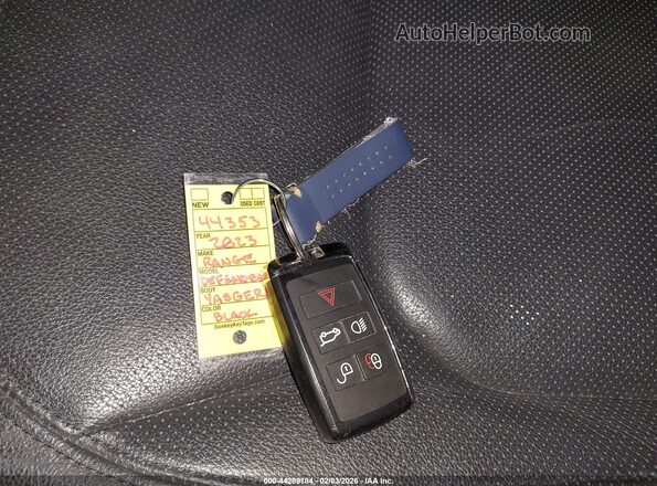 SALEPFEU3P2162258 2023 LAND ROVER DEFENDER Black Вид панелі приладів