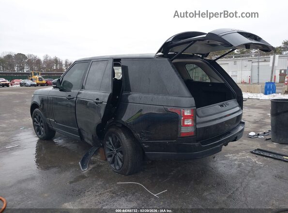 SALGR2FV2HA375826 2017 LAND ROVER RANGE ROVER Black Tył lewy