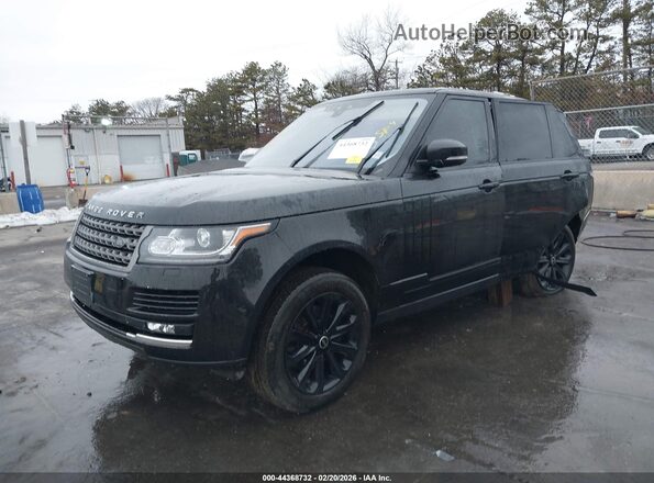 SALGR2FV2HA375826 2017 LAND ROVER RANGE ROVER Black Przód lewy