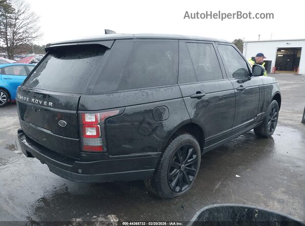SALGR2FV2HA375826 2017 LAND ROVER RANGE ROVER Black Tył prawy