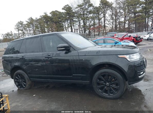 SALGR2FV2HA375826 2017 LAND ROVER RANGE ROVER Black Widok wnętrza z tyłu