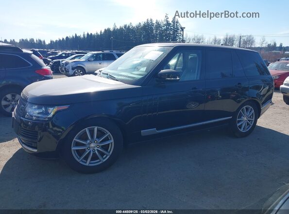SALGR2PF4GA307386 2016 LAND ROVER RANGE ROVER Черный Передняя левая четверть