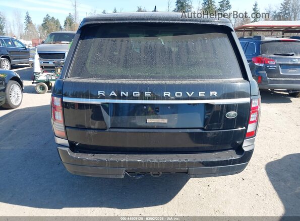 SALGR2PF4GA307386 2016 LAND ROVER RANGE ROVER Черный 