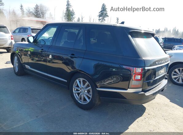 SALGR2PF4GA307386 2016 LAND ROVER RANGE ROVER Черный Задняя левая четверть