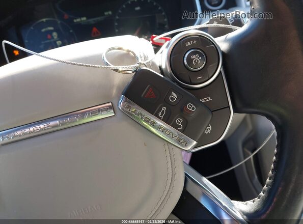 SALGS2EF2GA271950 2016 LAND ROVER RANGE ROVER Черный Вид панели приборов