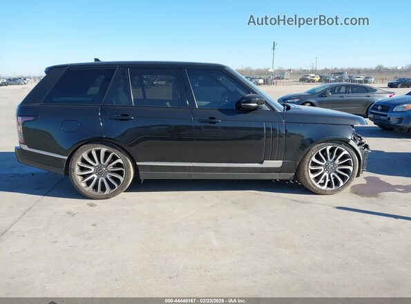 SALGS2EF2GA271950 2016 LAND ROVER RANGE ROVER Черный Вид задней части салона