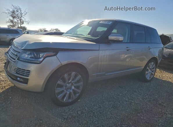 SALGS2EF9GA297459 2016 LAND ROVER RANGE Серебряный Передняя левая четверть
