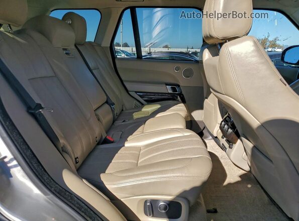 SALGS2EF9GA297459 2016 LAND ROVER RANGE Серебряный Вид задней части салона