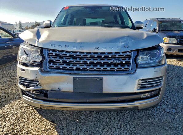 SALGS2EF9GA297459 2016 LAND ROVER RANGE Серебряный Вид спереди