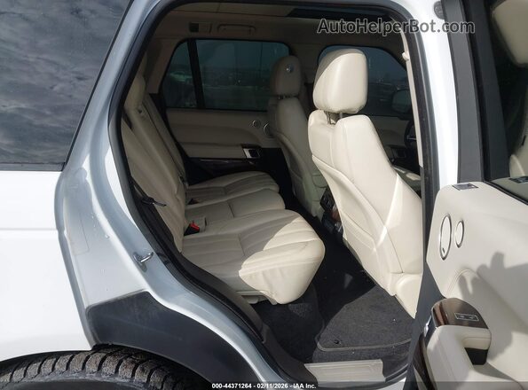 SALGS2FEXHA357398 2017 LAND ROVER RANGE ROVER White Widok naklejki z numerem VIN
