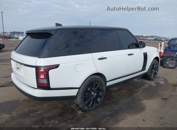 SALGS2FEXHA357398 2017 LAND ROVER RANGE ROVER White Tył prawy