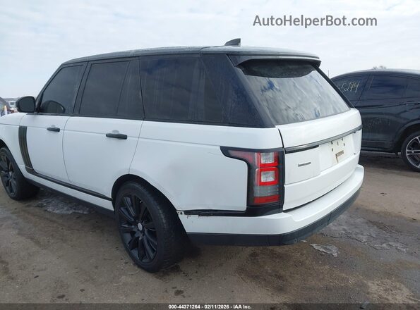 SALGS2FEXHA357398 2017 LAND ROVER RANGE ROVER White Widok z przodu