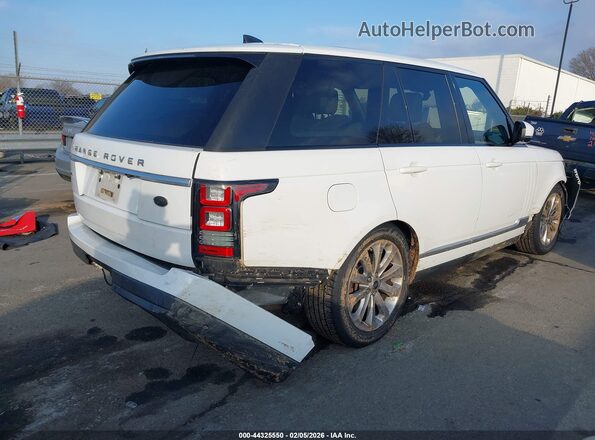 SALGS2FK0HA329535 2017 LAND ROVER RANGE ROVER White Trasero derecho