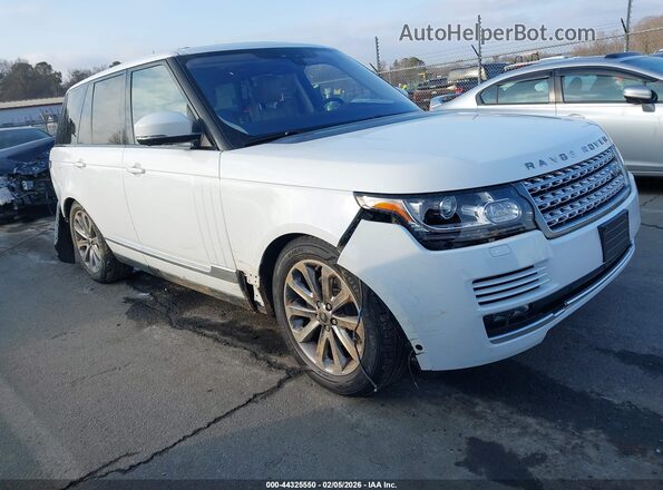 SALGS2FK0HA329535 2017 LAND ROVER RANGE ROVER White Delantero derecho