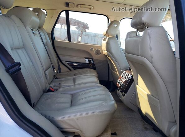 SALGS2FV2HA355564 2017 LAND ROVER RANGE White Vista interior trasera