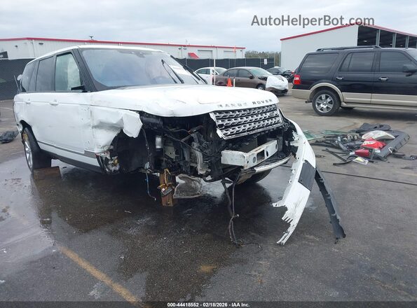 SALGS2FV2HA358836 2017 LAND ROVER RANGE ROVER White Przód prawy