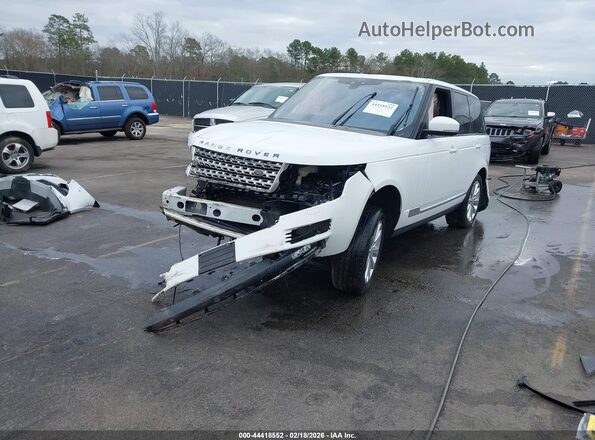 SALGS2FV2HA358836 2017 LAND ROVER RANGE ROVER White Przód lewy
