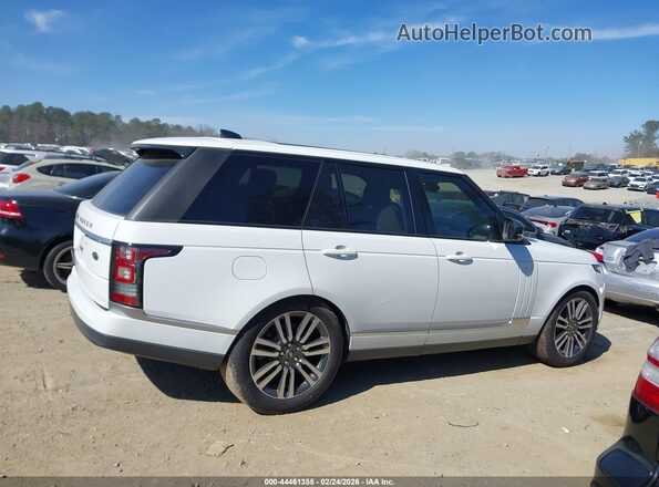 SALGS2FV3HA334626 2017 LAND ROVER RANGE ROVER White უკანა სალონის ხედი