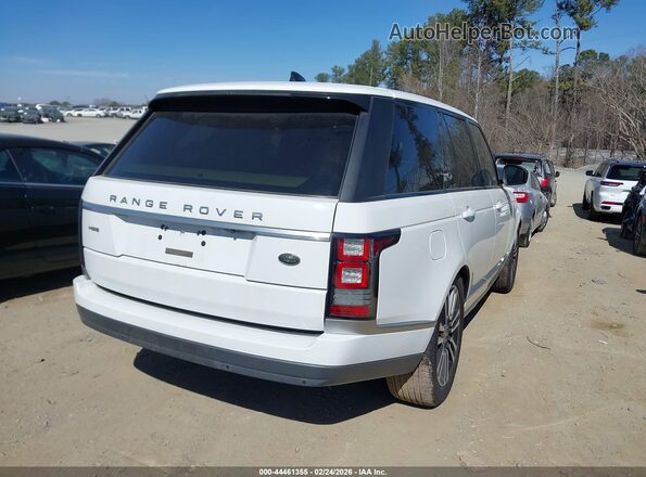 SALGS2FV3HA334626 2017 LAND ROVER RANGE ROVER White უკანა მარჯვენა