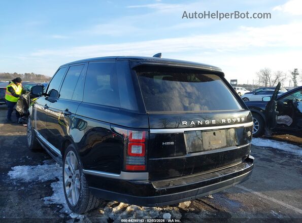 SALGS2FV3HA340667 2017 LAND ROVER RANGE ROVER Black Trasero izquierdo