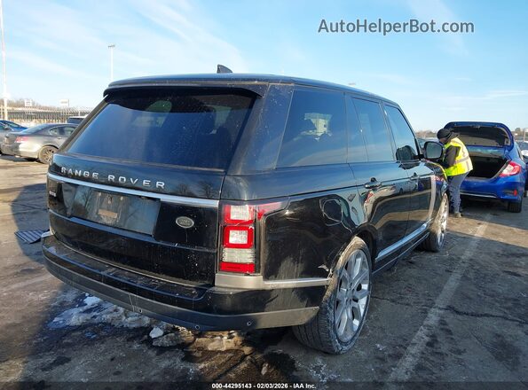 SALGS2FV3HA340667 2017 LAND ROVER RANGE ROVER Black Trasero derecho