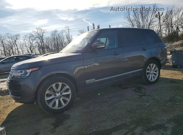 SALGS2FV4HA327684 2017 LAND ROVER RANGE Gray Vista tres cuartos delantera izquierda