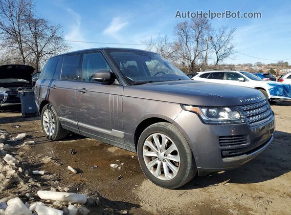 SALGS2FV4HA327684 2017 LAND ROVER RANGE Gray Delantero derecho