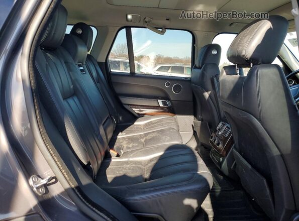 SALGS2FV4HA327684 2017 LAND ROVER RANGE Gray Vista interior trasera