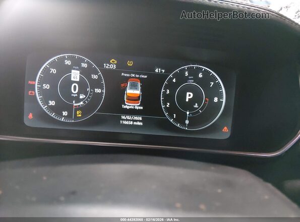 SALGS2FV8HA375544 2017 LAND ROVER RANGE ROVER White Vista de los asientos traseros