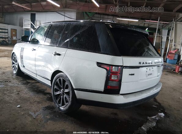 SALGS2FV8HA375544 2017 LAND ROVER RANGE ROVER White Trasero izquierdo