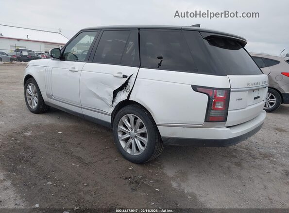 SALGS2FVXHA353593 2017 LAND ROVER RANGE ROVER White Trasero izquierdo