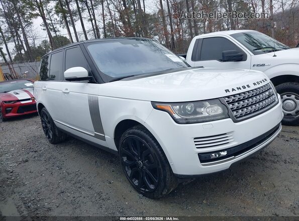 SALGS2KF5GA251373 2016 LAND ROVER RANGE ROVER White Przód prawy