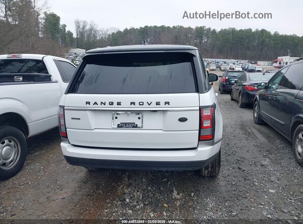 SALGS2KF5GA251373 2016 LAND ROVER RANGE ROVER White 