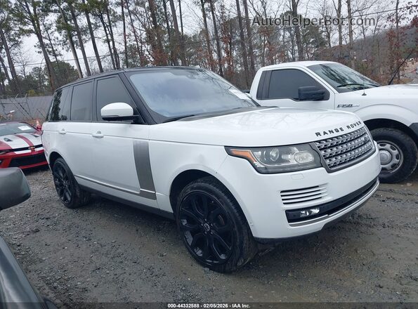 SALGS2KF5GA251373 2016 LAND ROVER RANGE ROVER White Widok wnętrza z tyłu