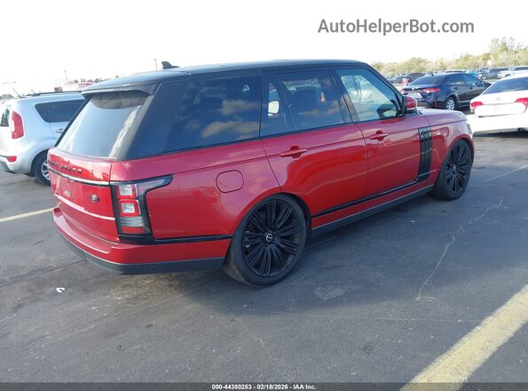 SALGS2PF3GA314284 2016 LAND ROVER RANGE ROVER  Tył prawy