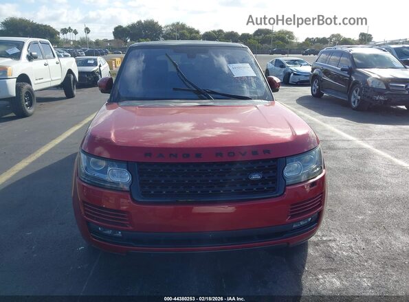 SALGS2PF3GA314284 2016 LAND ROVER RANGE ROVER  Widok z przodu