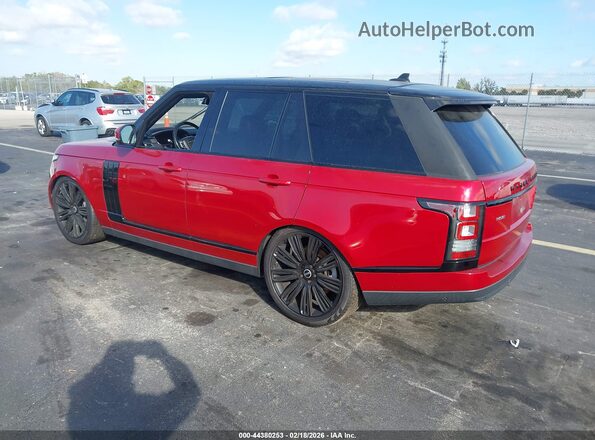 SALGS2PF3GA314284 2016 LAND ROVER RANGE ROVER  Tył lewy