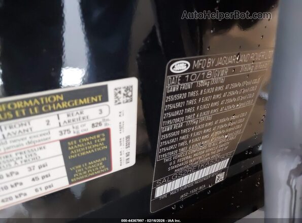 SALGS2RE1KA532835 2019 LAND ROVER RANGE ROVER Серый Вид подкапотного пространства