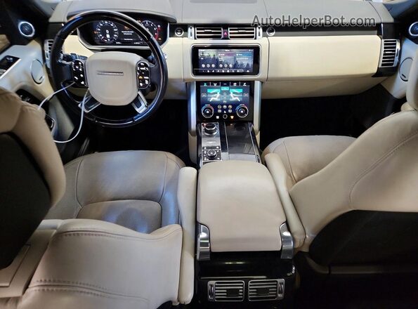 SALGS2RE3KA533422 2019 LAND ROVER RANGE Серый Вид панели приборов