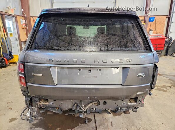 SALGS2RE3KA533422 2019 LAND ROVER RANGE Серый Вид сзади