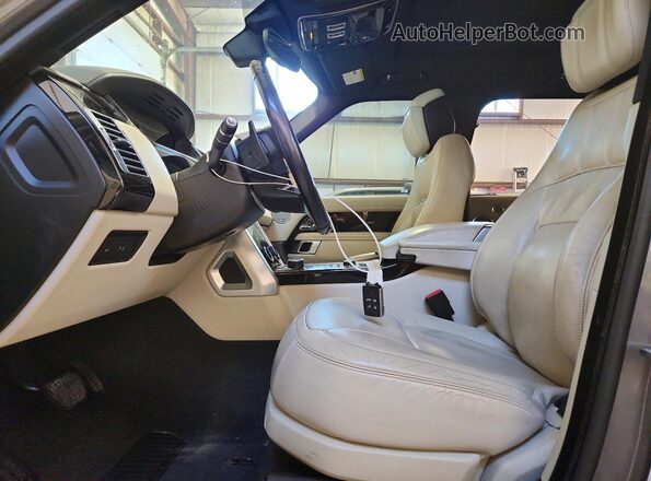 SALGS2RE3KA533422 2019 LAND ROVER RANGE Серый Вид салона спереди