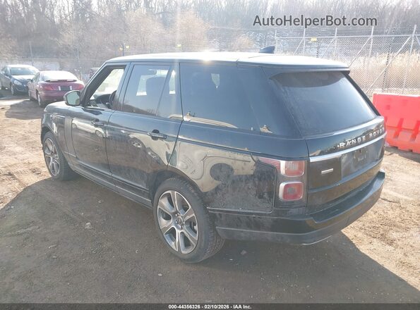 SALGS2RE4KA535258 2019 LAND ROVER RANGE ROVER Black Trasero izquierdo