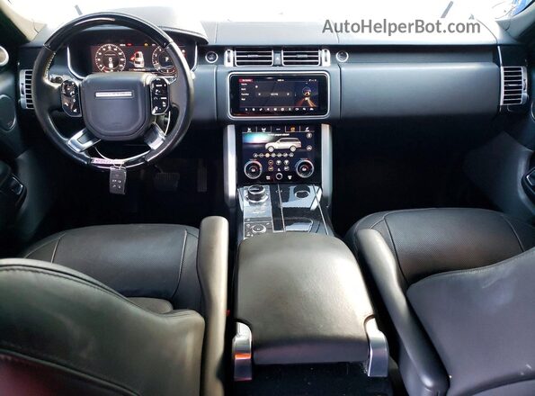 SALGS2RE9JA507714 2018 LAND ROVER RANGE Серый Вид щитка приборов