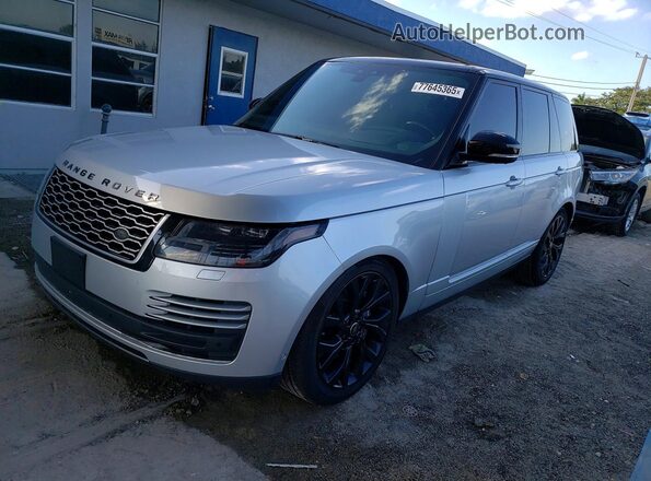 SALGS2RE9JA507714 2018 LAND ROVER RANGE Серый Передняя левая четверть