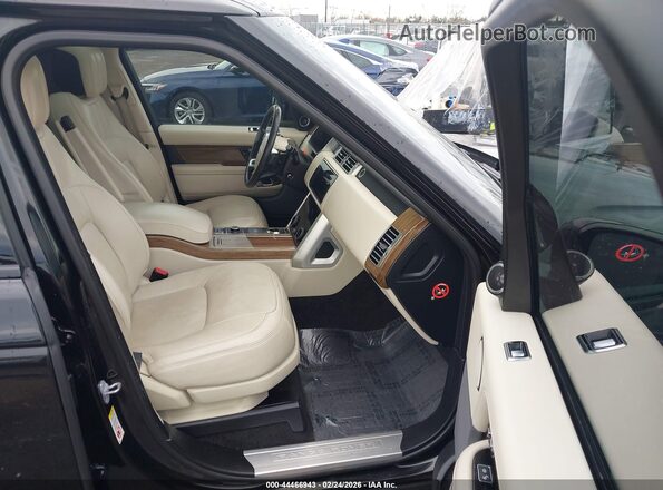 SALGS2RK8KA532546 2019 LAND ROVER RANGE ROVER Black წინა სალონის ხედი