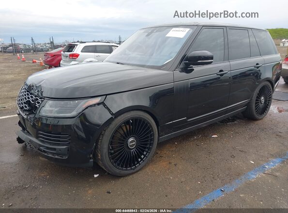 SALGS2RK8KA532546 2019 LAND ROVER RANGE ROVER Black წინა მარცხენა ხედი სამი მეოთხედიდან