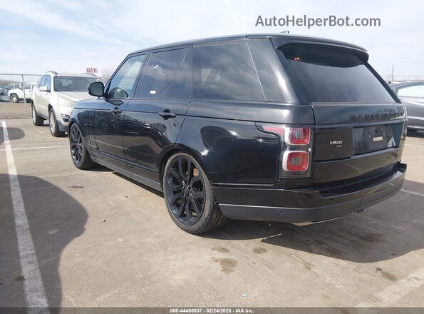 SALGS2RU5NA461554 2022 LAND ROVER RANGE ROVER Black Tył lewy