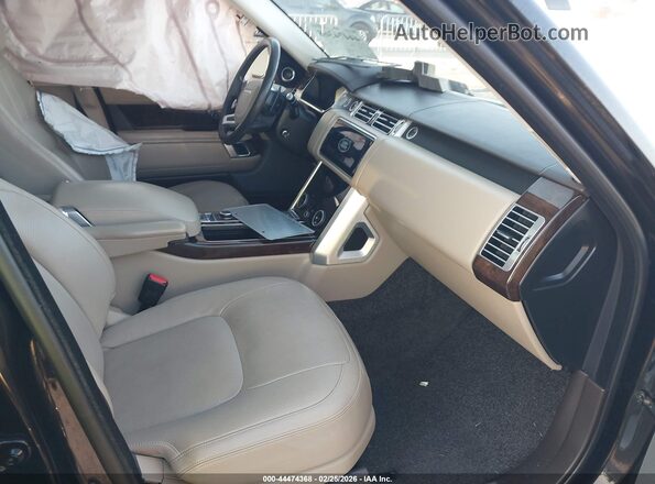 SALGS2RU8MA441023 2021 LAND ROVER RANGE ROVER Black Widok wnętrza z przodu