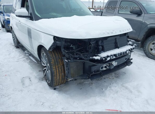 SALGS2RU8MA454984 2021 LAND ROVER RANGE ROVER Белый Вид спереди