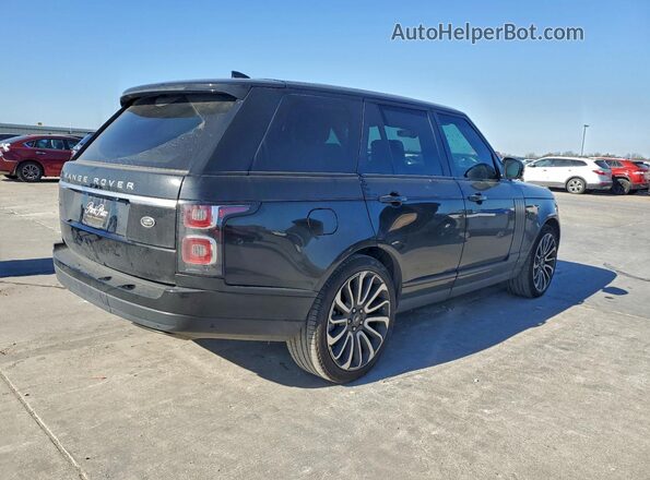 SALGS2RUXLA568080 2020 LAND ROVER RANGE Black უკანა მარჯვენა